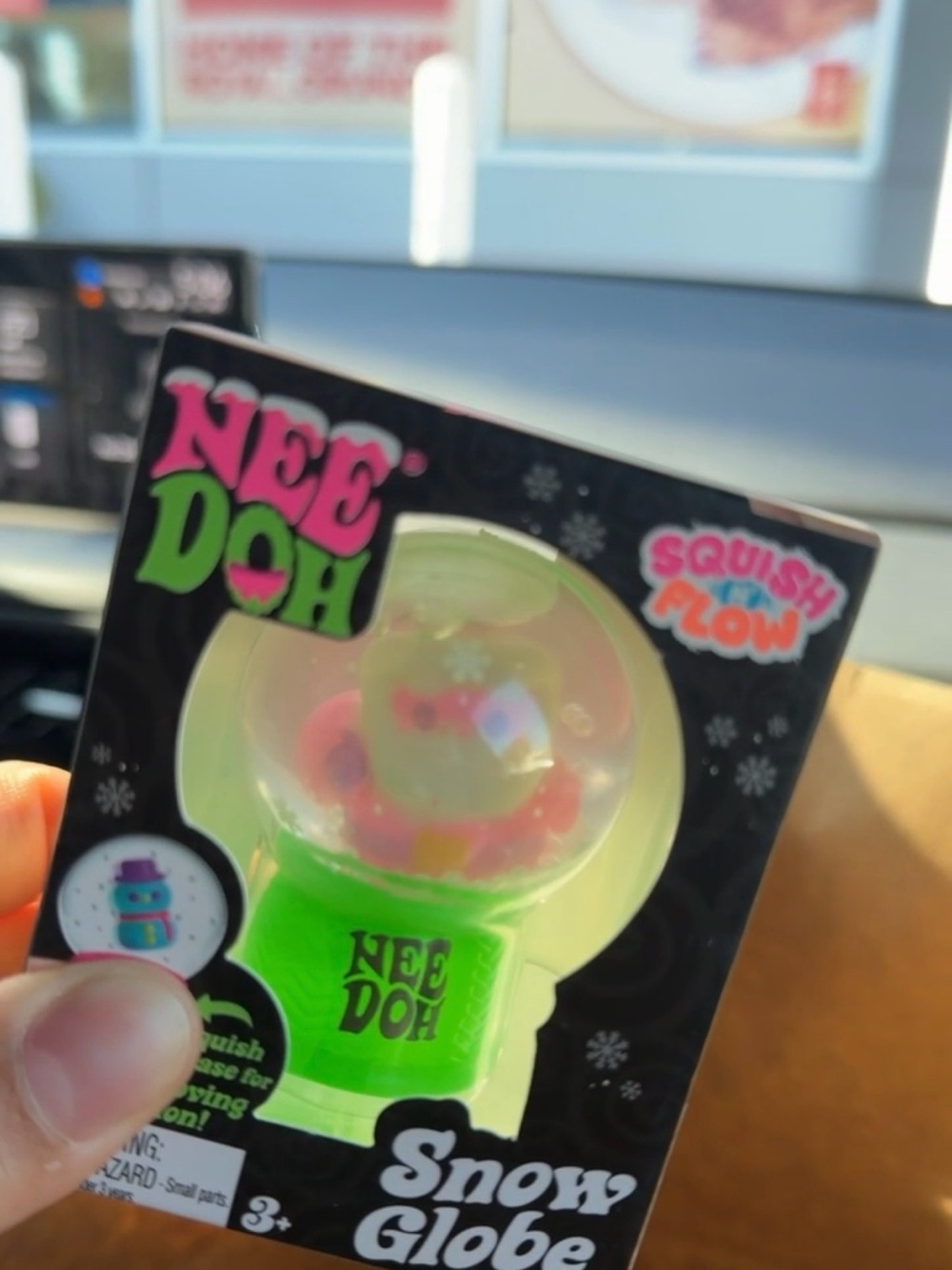 Needoh Snow Globe Santa